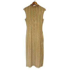 Find Me Now Kai Midi Dress Yellow Brick Dress Size Small